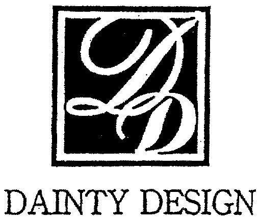 Mẫu nhãn hiệu DD DAINTY DESIGN