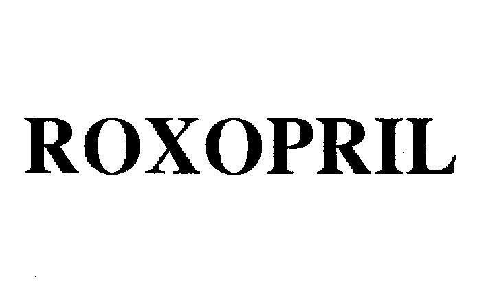 Mẫu nhãn hiệu ROXOPRIL