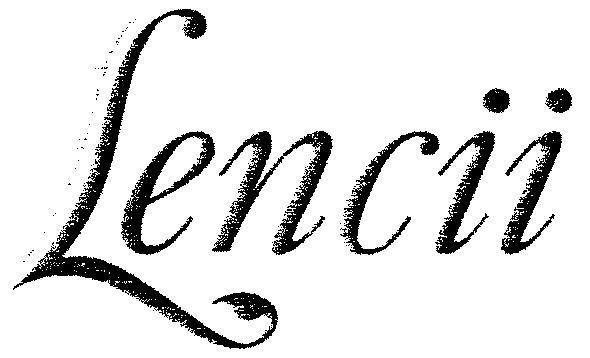 Mẫu nhãn hiệu LENCII