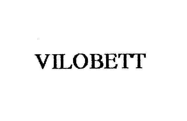Mẫu nhãn hiệu VILOBETT