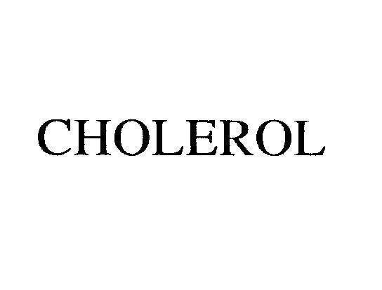 Mẫu nhãn hiệu CHOLEROL