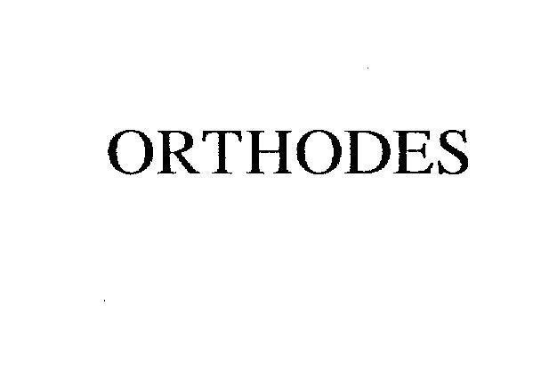 Mẫu nhãn hiệu ORTHODES