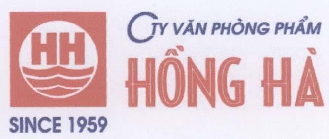 Mẫu nhãn hiệu CTY Văn phòng phẩm Hồng Hà HH SINCE 1959