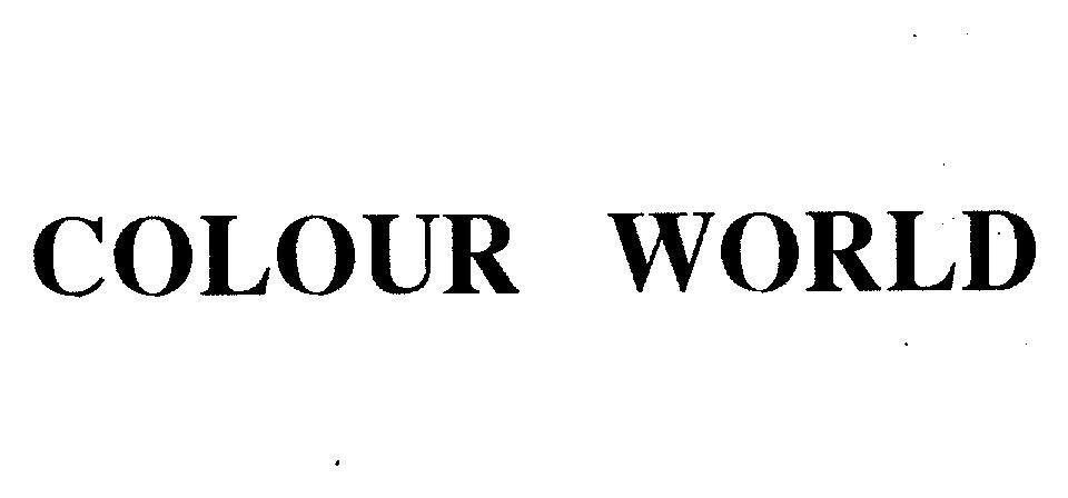 Mẫu nhãn hiệu COLOUR WORLD