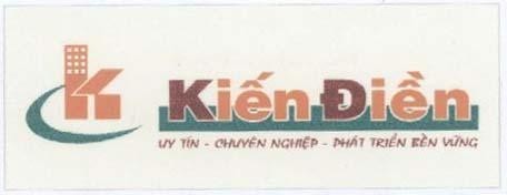 Mẫu nhãn hiệu KĐ KIếN ĐIềN UY TíN - CHUYÊN NGHIệP - PHáT TRIểN BềN VữNG
