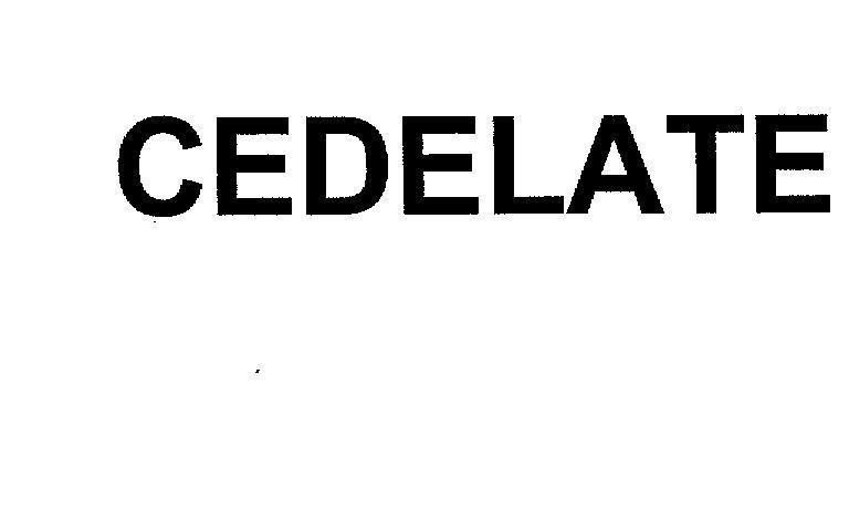 Mẫu nhãn hiệu CEDELATE