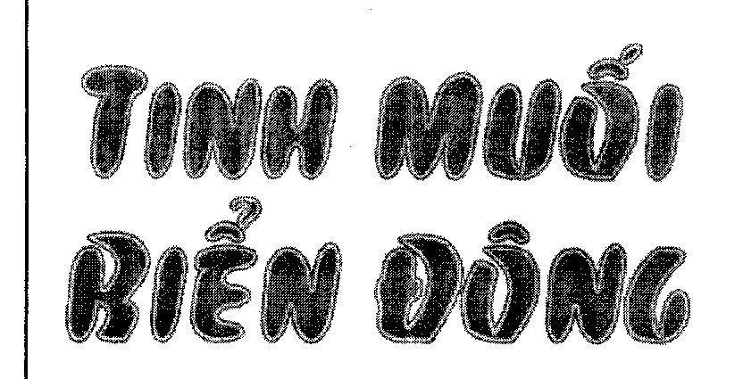 Mẫu nhãn hiệu TINH MUOI BIEN DONG