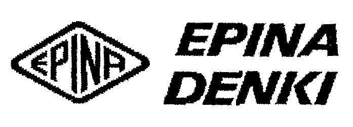 Mẫu nhãn hiệu EPINA EPINA DENKI