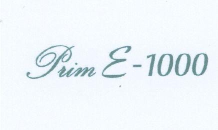 Mẫu nhãn hiệu PRIM E-1000