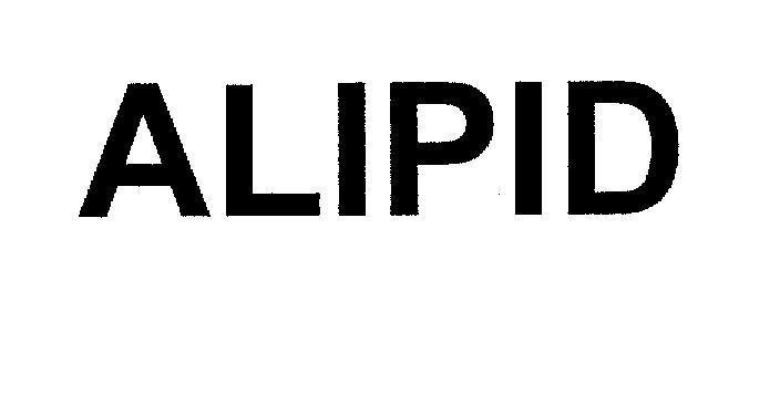 Mẫu nhãn hiệu ALIPID