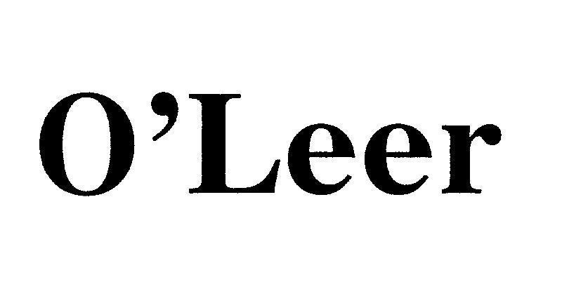 Mẫu nhãn hiệu O LEER