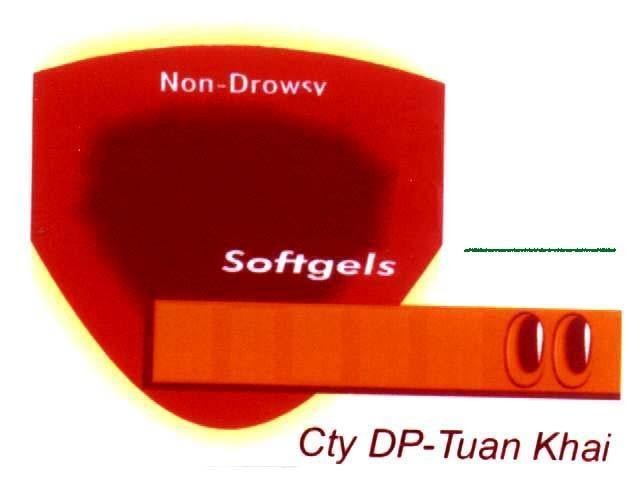 Mẫu nhãn hiệu NON-DROWSY SOFTGELS CTY DP TUAN KHAI
