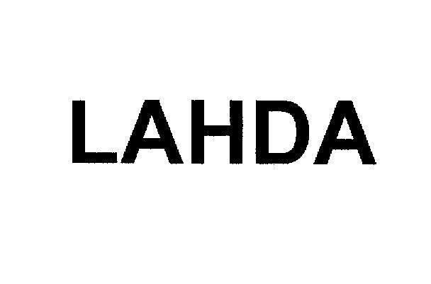 Mẫu nhãn hiệu LAHDA
