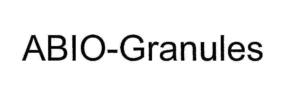 Mẫu nhãn hiệu ABIO-Granules