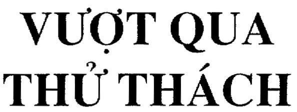 Mẫu nhãn hiệu Vượt Qua Thử Thách