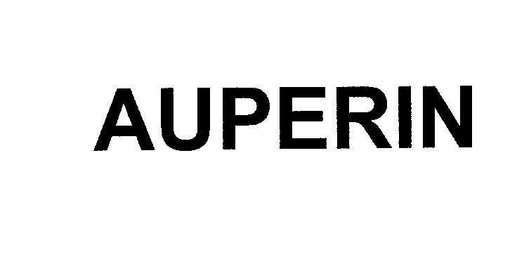 Mẫu nhãn hiệu AUPERIN