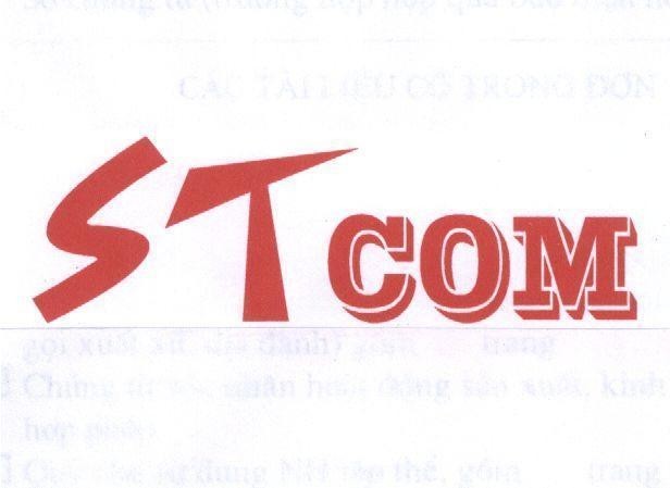 Mẫu nhãn hiệu ST COM