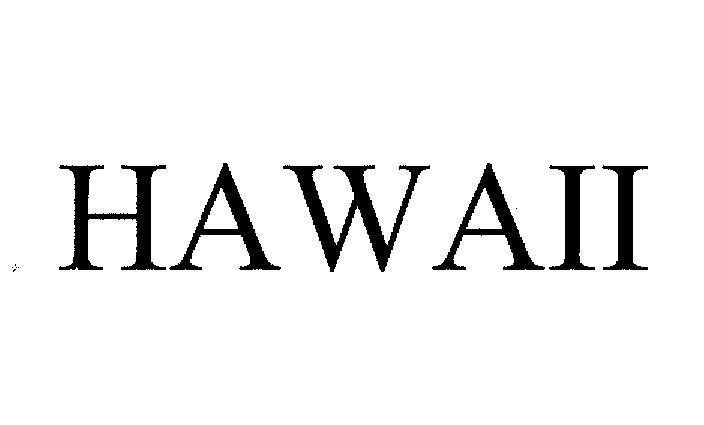 Mẫu nhãn hiệu HAWAII