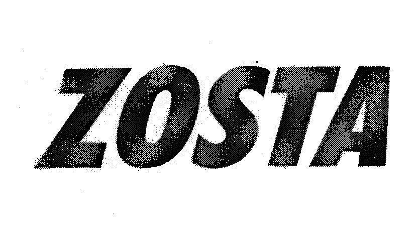 Mẫu nhãn hiệu ZOSTA
