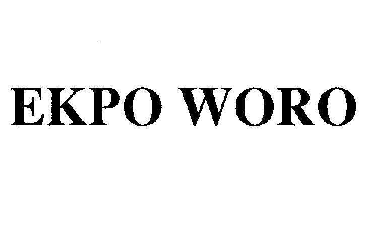 Mẫu nhãn hiệu EKPO WORO