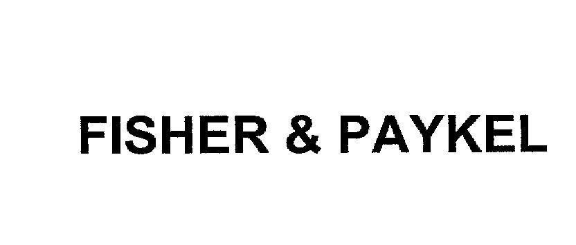 Mẫu nhãn hiệu FISHER PAYKEL
