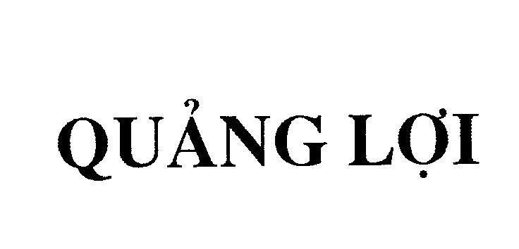 Mẫu nhãn hiệu Quảng Lợi