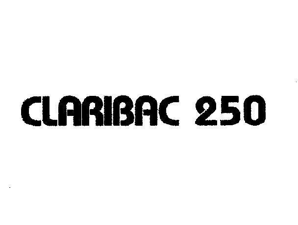 Mẫu nhãn hiệu CLARIBAC 250