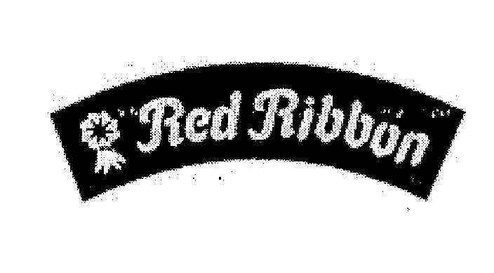 Mẫu nhãn hiệu RED RIBBON