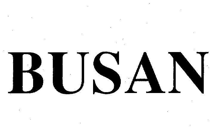 Mẫu nhãn hiệu BUSAN