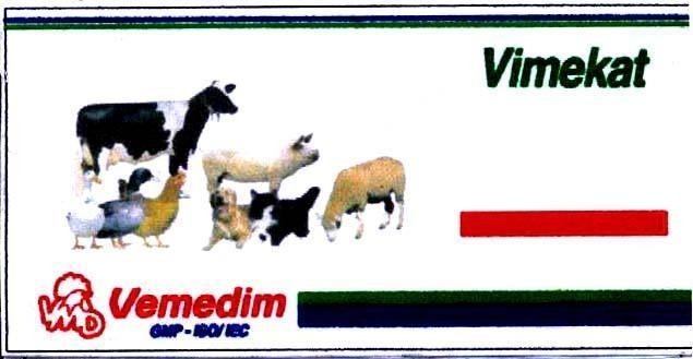 Mẫu nhãn hiệu VMD VEMEDIM GMP-ISO/IEC VIMEKAT