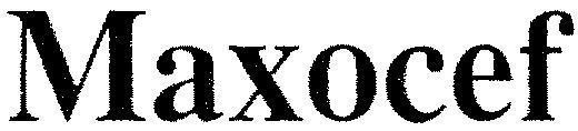 Mẫu nhãn hiệu MAXOCEF