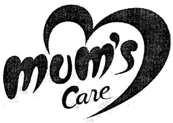 Mẫu nhãn hiệu MUMS CARE