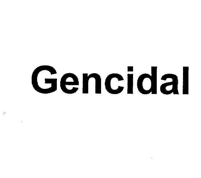 Mẫu nhãn hiệu GENCIDAL