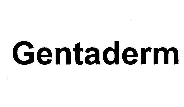 Mẫu nhãn hiệu GENTADERM