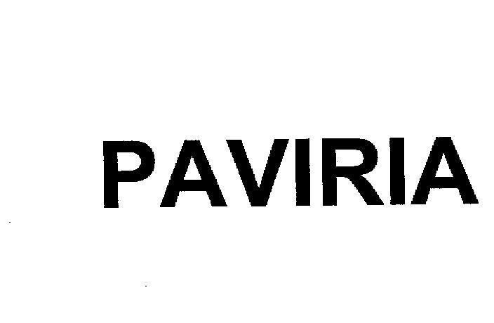 Mẫu nhãn hiệu PAVIRIA