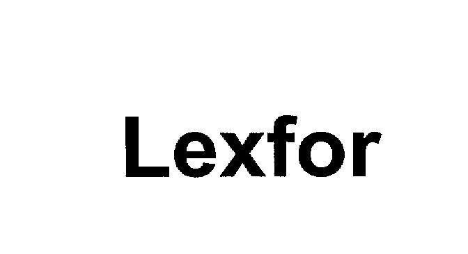 Mẫu nhãn hiệu LEXFOR