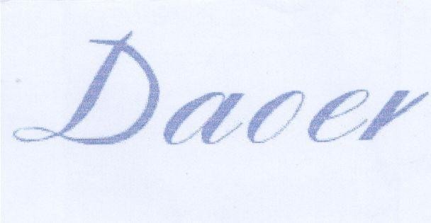 Mẫu nhãn hiệu DAOER