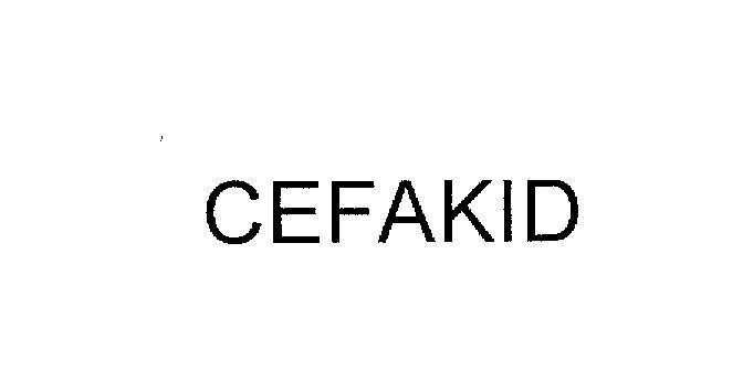 Mẫu nhãn hiệu CEFAKID