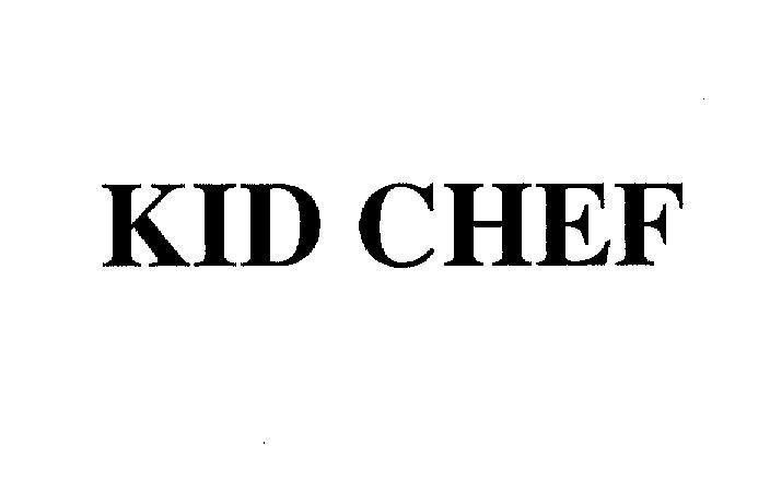 Mẫu nhãn hiệu KID CHEF