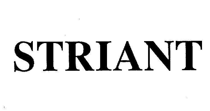 Mẫu nhãn hiệu STRIANT