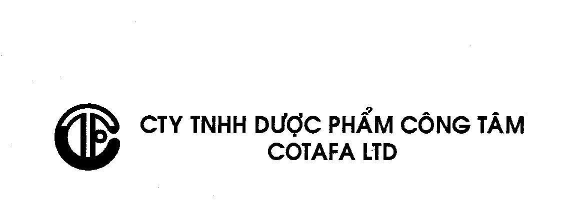 Mẫu nhãn hiệu C T CTY TNHH DUOC PHAM CONG TAM COTAFA LTD