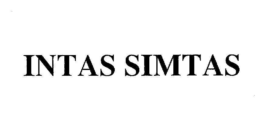 Mẫu nhãn hiệu INTAS SIMTAS