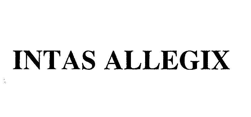 Mẫu nhãn hiệu INTAS ALLEGIX