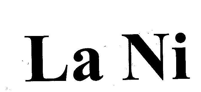 Mẫu nhãn hiệu LA NI