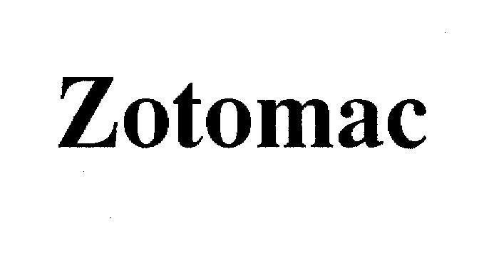 Mẫu nhãn hiệu ZOTOMAC
