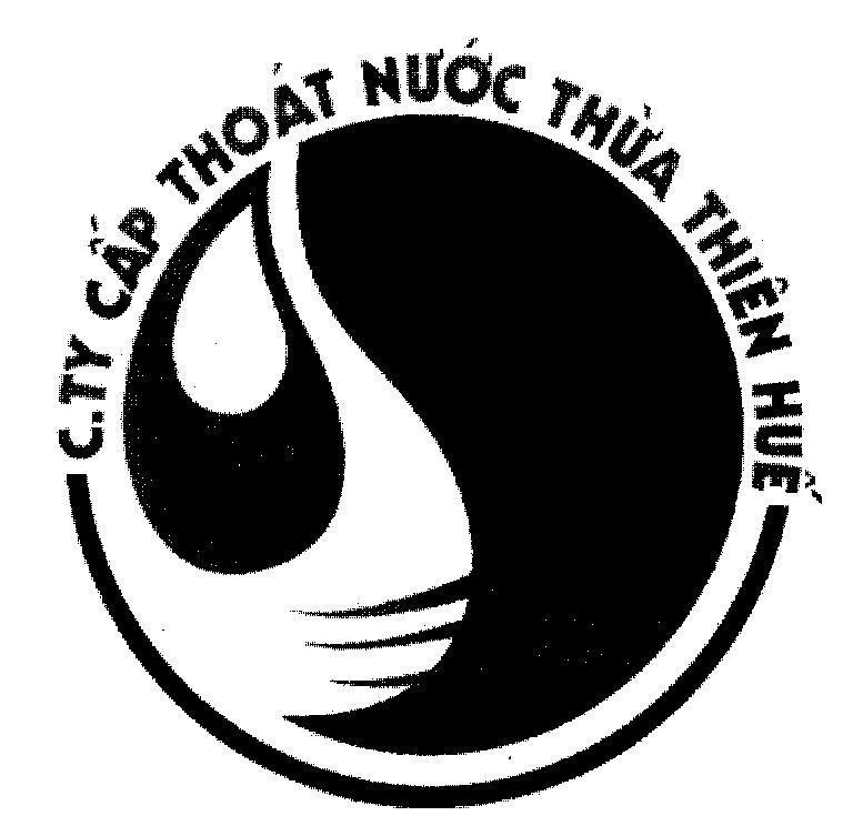 Mẫu nhãn hiệu CTY Cấp Thoát Nước Thừa Thiên Huế