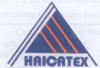 Mẫu nhãn hiệu HAICATEX