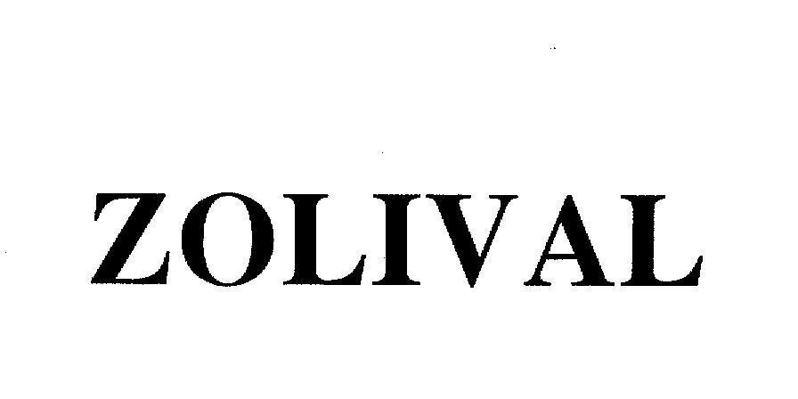 Mẫu nhãn hiệu ZOLIVAL