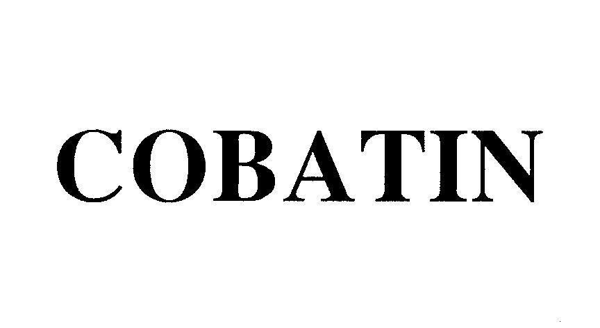 Mẫu nhãn hiệu COBATIN
