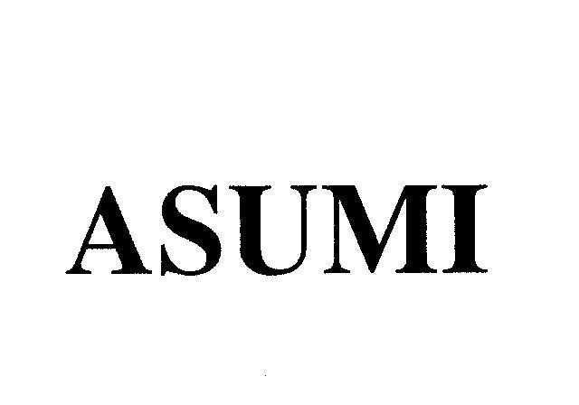 Mẫu nhãn hiệu ASUMI